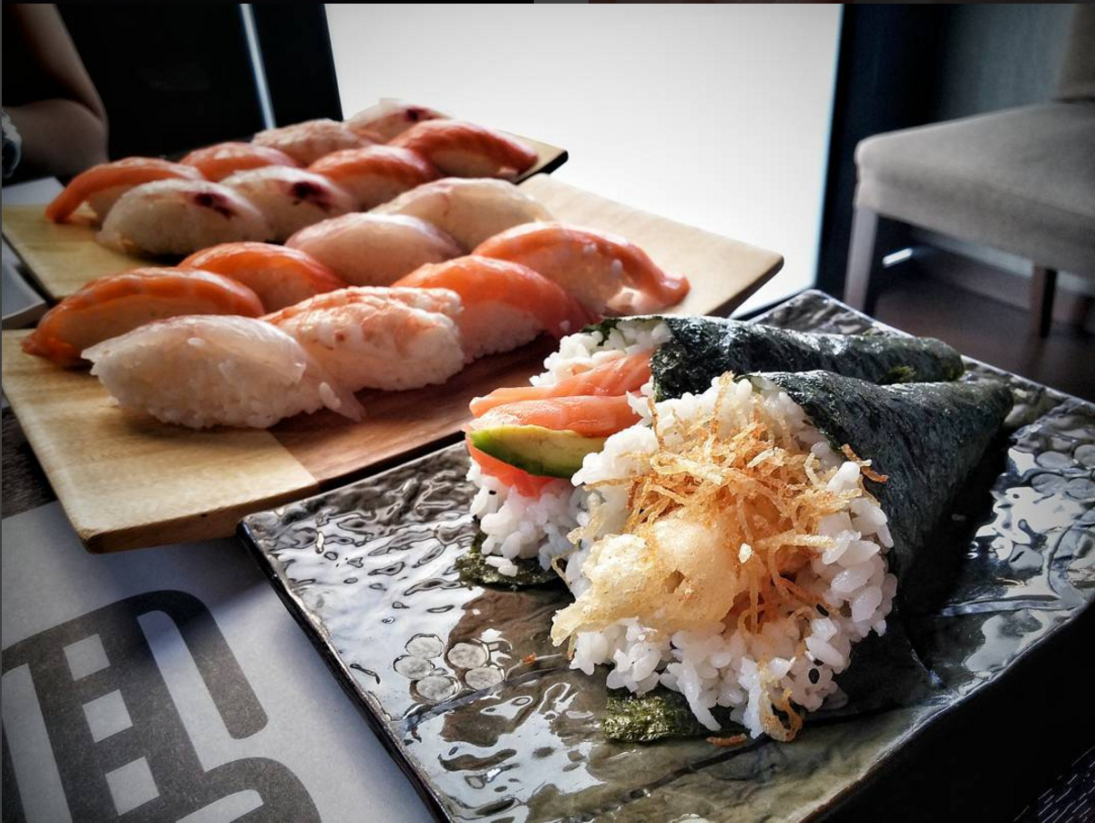 sushi night tursenia dishes